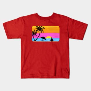Sunset in Bali Kids T-Shirt